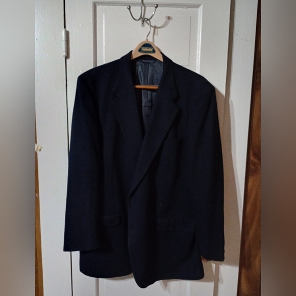 Burberry from Barney's of New York men's formal jacket XL see measurements wool